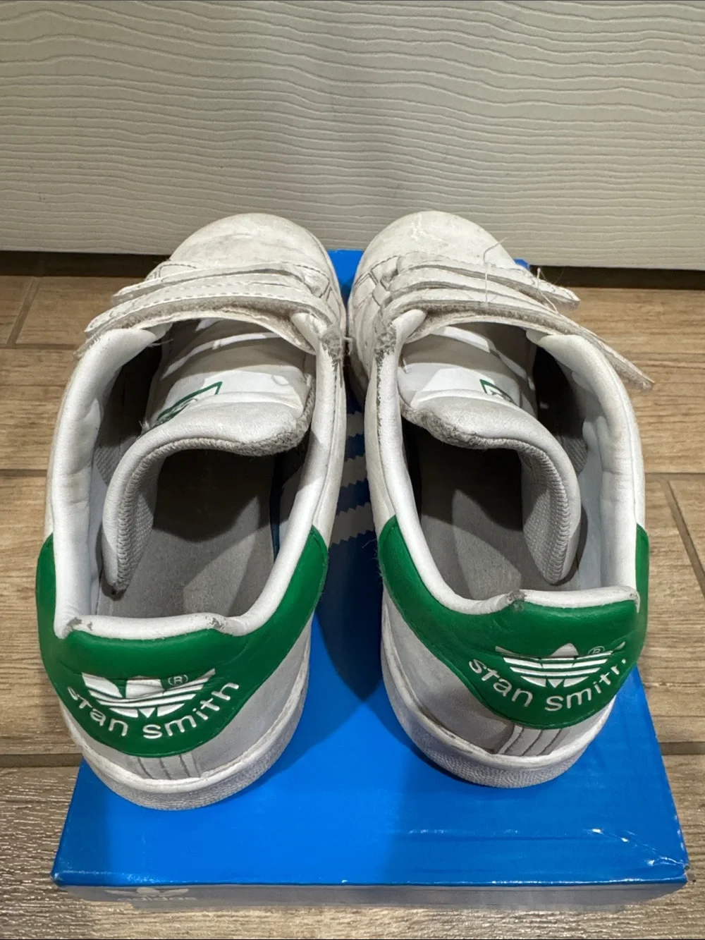Adidas Original Kids Stan Smith CF Shoes (Size: 2)